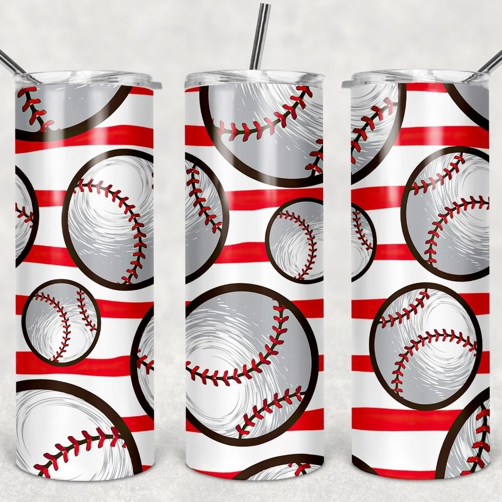 Custom 20oz baseball tumbler!